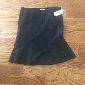 NWT Black and Pink pinstripe skirt size 6